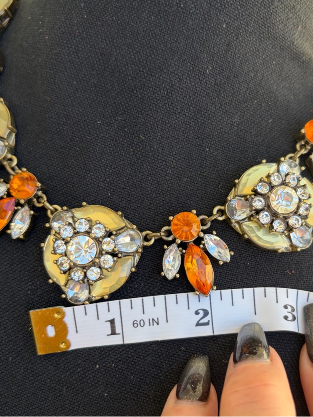 Joan Rivers Classics Collection 1990’s Vintage Rhinestone clusters - Picture 7 of 10